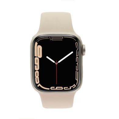 Apple Watch Series 7 GPS + Cellular 41mm Aluminium lumière stellaire Bracelet Sport lumière stellairebudget